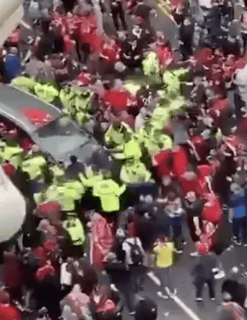 Man Arrested After Car Crashes Into Pedestrians at Liverpool FC Title Parade Chaos
