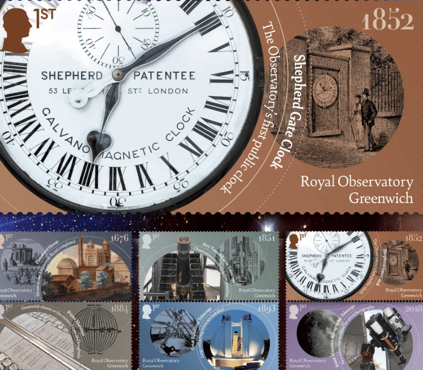 Royal Mail Launches Stunning New Stamps Celebrating 350 Years of Greenwich Observatory Legacy