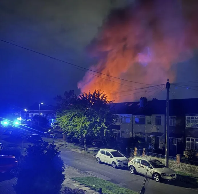 Enfield House Fire: Six Engines Tackle Early Morning Blaze on Fillebrook Avenue, No Serious Injuries