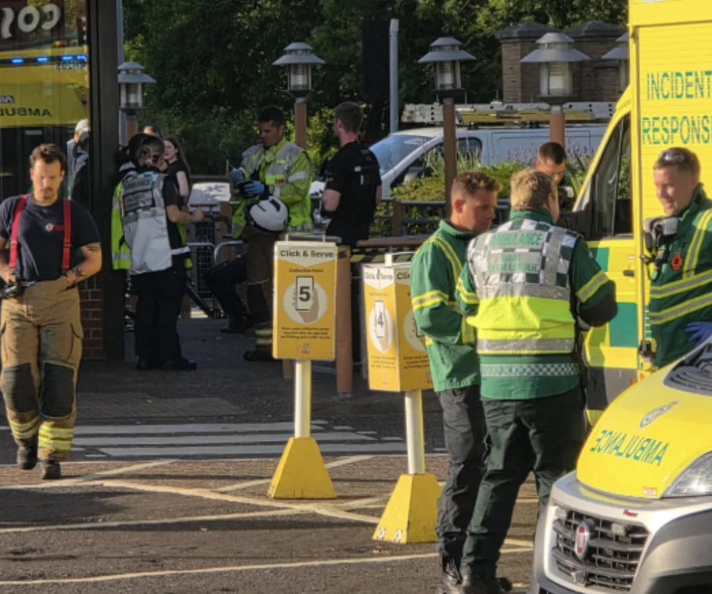 Chemical Assault at Waltham Abbey McDonald’s Sends Six to Hospital in Major Emergency Response
