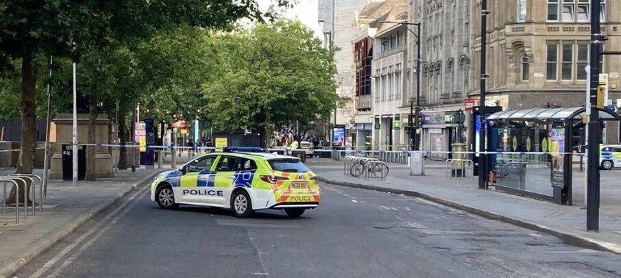 Two Men Stabbed in Manchester City Centre – One in Critical Condition