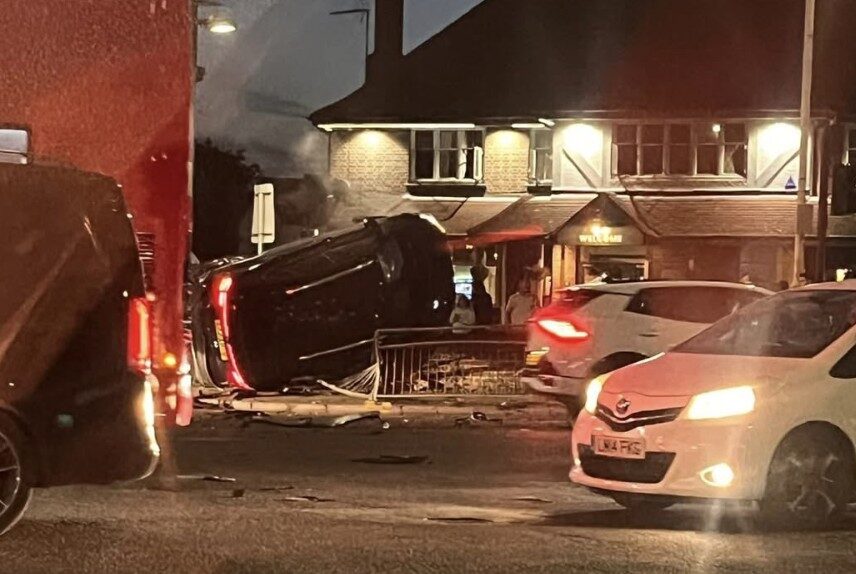 Chadwell Heath Crash: High Road Closed After Two-Vehicle Collision Near Beer Garden