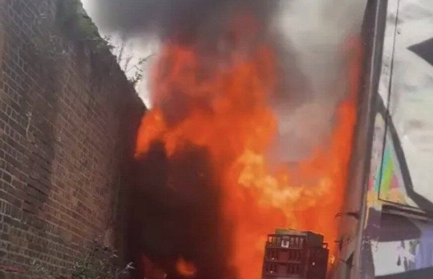 Man Arrested on Suspicion of Arson After Brixton Storage Unit Blaze Closes Underground Station