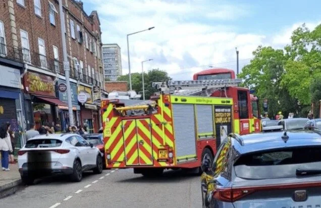 Fire at Edmonton Takeaway Shuts Sterling Way as Crews Battle Blaze