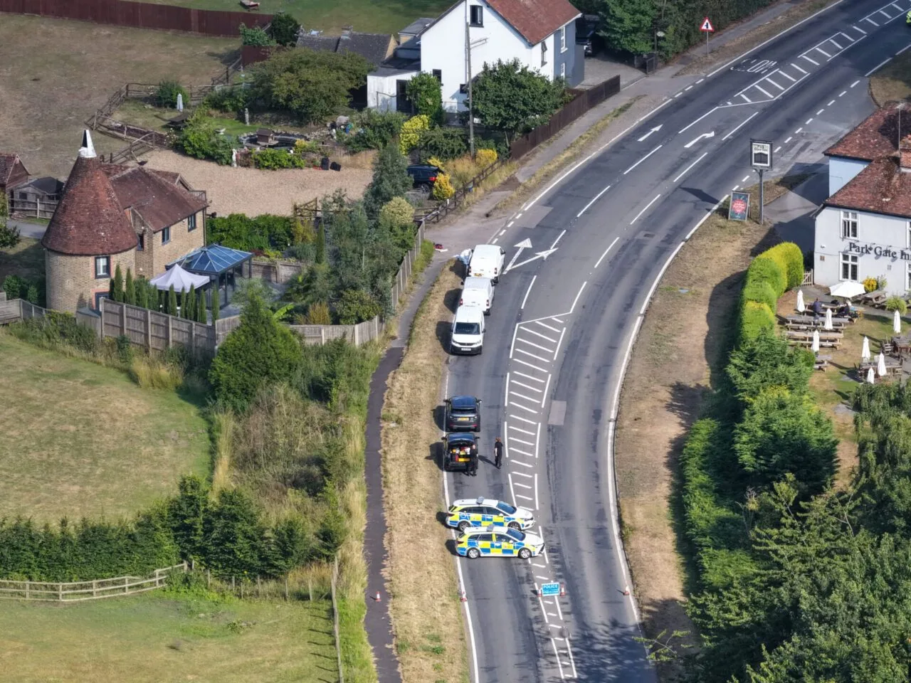 Ashford Standoff: Man Shot by Police After Threatening to Blow Up Property on A20