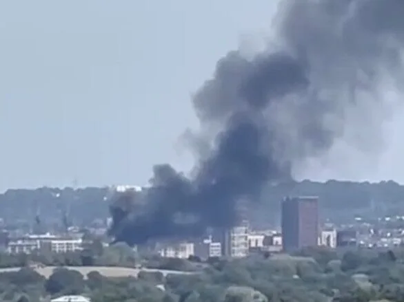 100 Firefighters Battle Major Fire on Church Lane Brent as Shop and Flats Blaze Rages