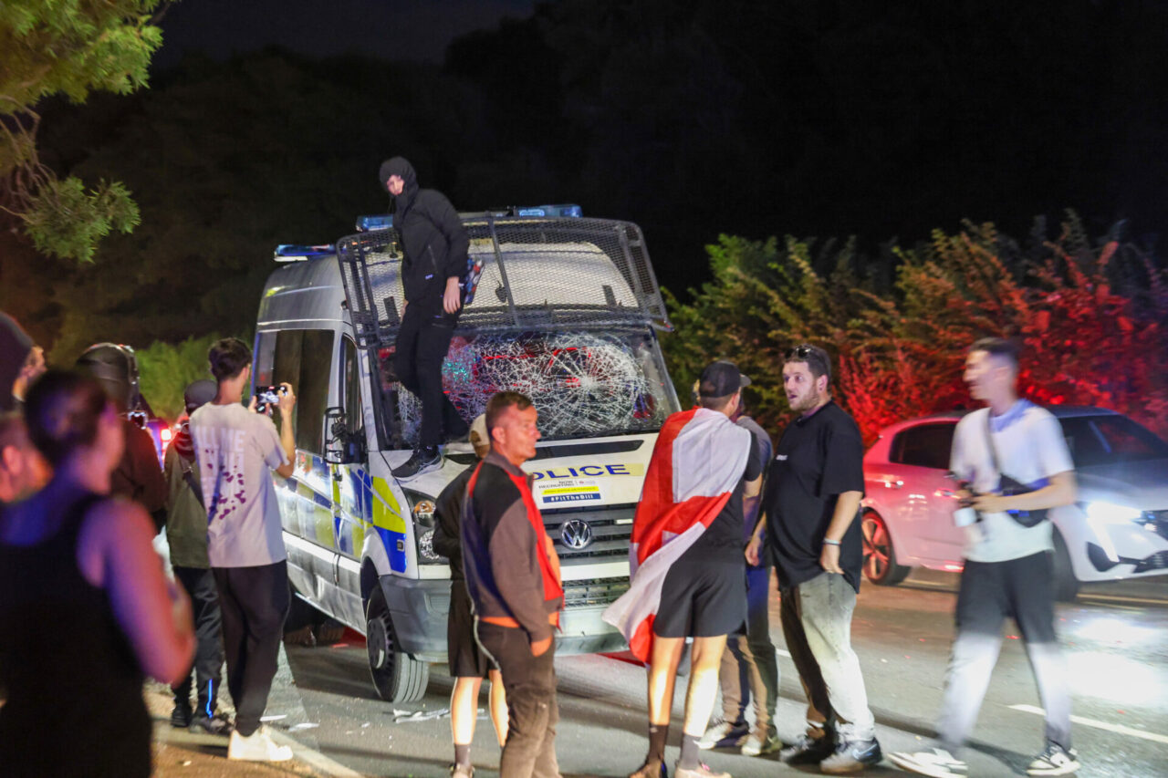 Third Arrest Made Following Violent Disorder at Epping Protest