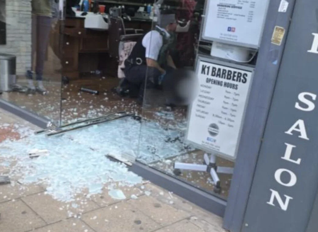 Bloodbath on Sutton High Street: Man Found Bloodied Outside Barbershop as Police Launch Major Investigation