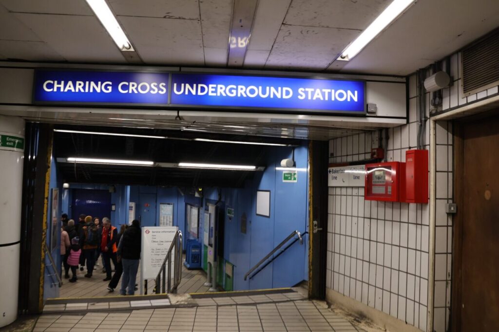 Person Hit by Train on Northern Line at Charing Cross Station