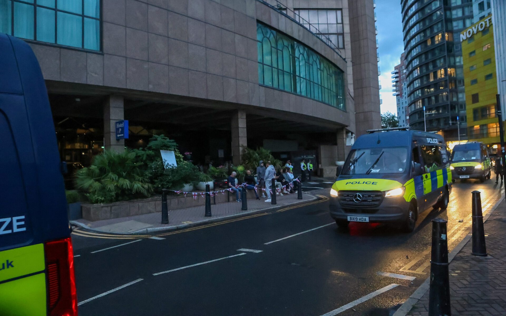 Protest Erupts Outside Britannia Hotel Amid Asylum Seeker Housing Row