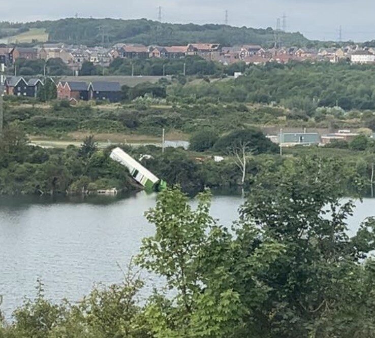 Lorry Crash Leaves Vehicle Submerged in Gravesend Canal — One Rescued