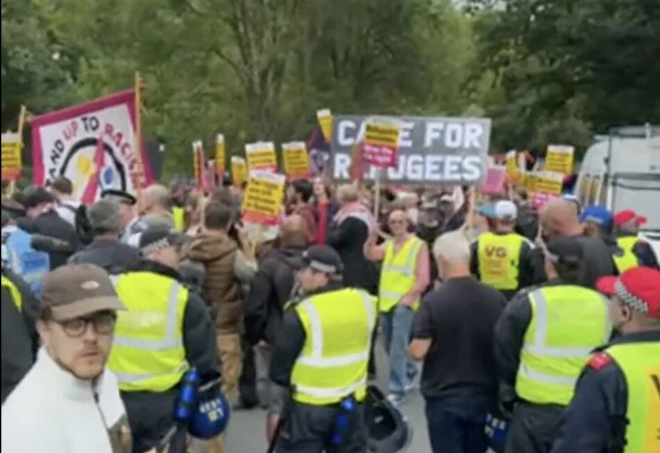 Clash at Epping: Three Arrested as Protesters and Counter-Demonstrators Battle Under Heavy Police Watch