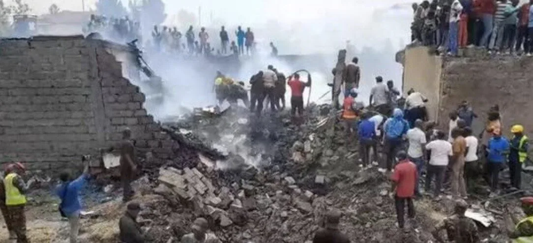 Six Dead as AMREF Air Ambulance Jet Crashes into Nairobi Homes – Full Investigation Underway