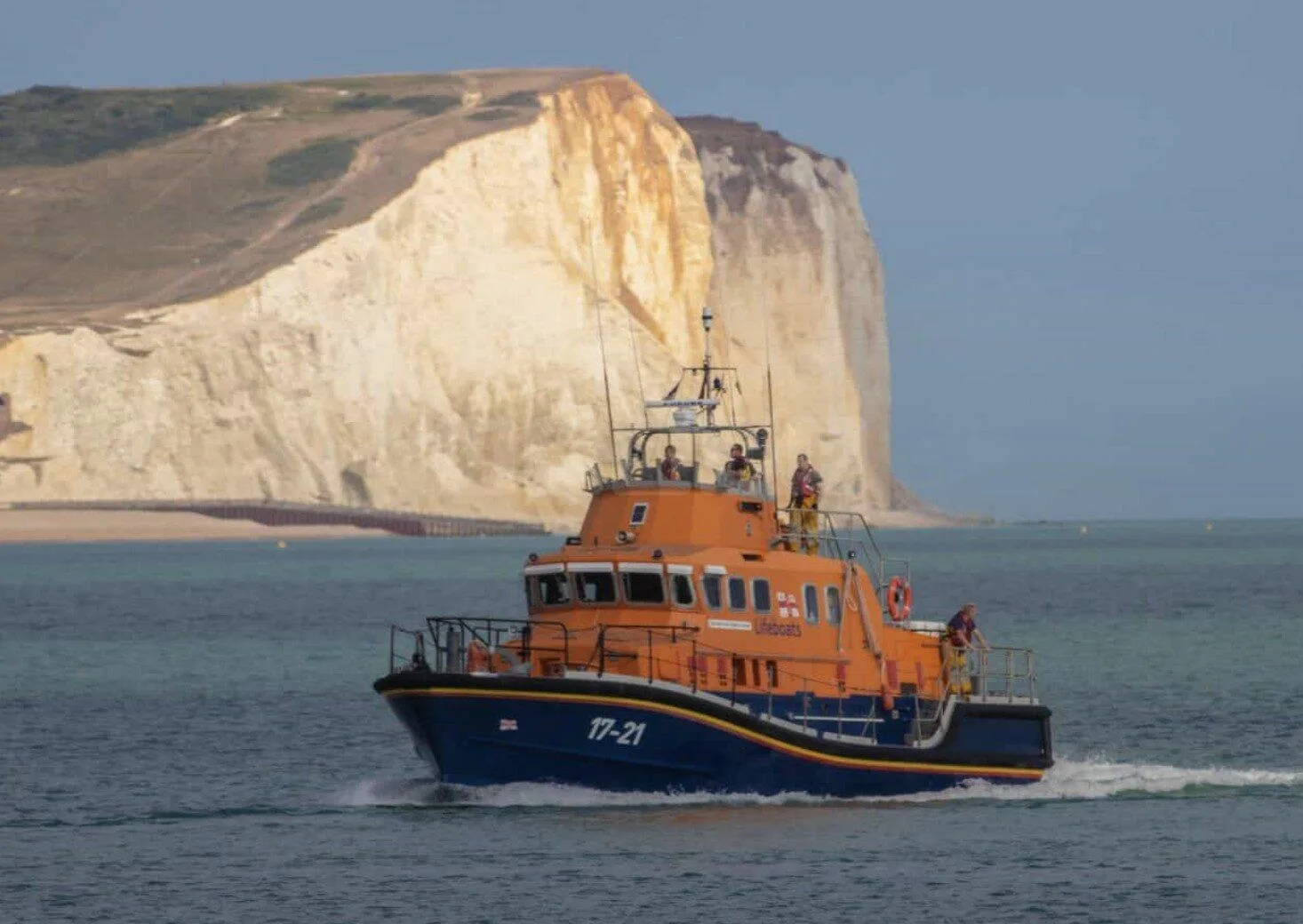 Seaford Bay Rescue: Newhaven RNLI Lifeboats and Coastguard Helicopter Respond to Emergency