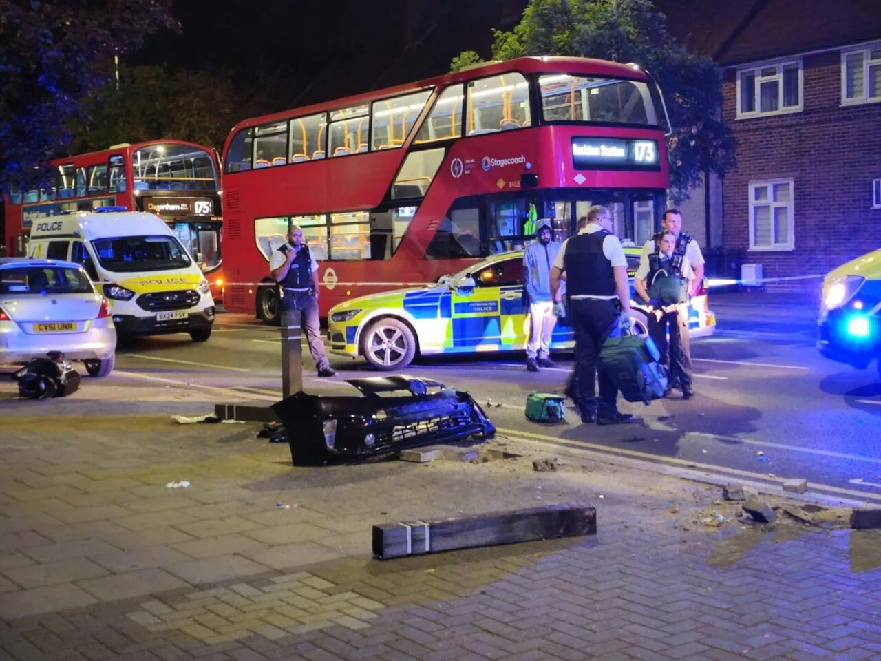 Dagenham Bus Driver Left Critical After Hit-and-Run Motorbike Crash Near Ripple Road Depot