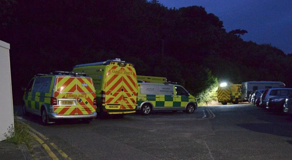 Mystery Emergency Sparks Ambulance Surge on Folkestone Seafront Steps