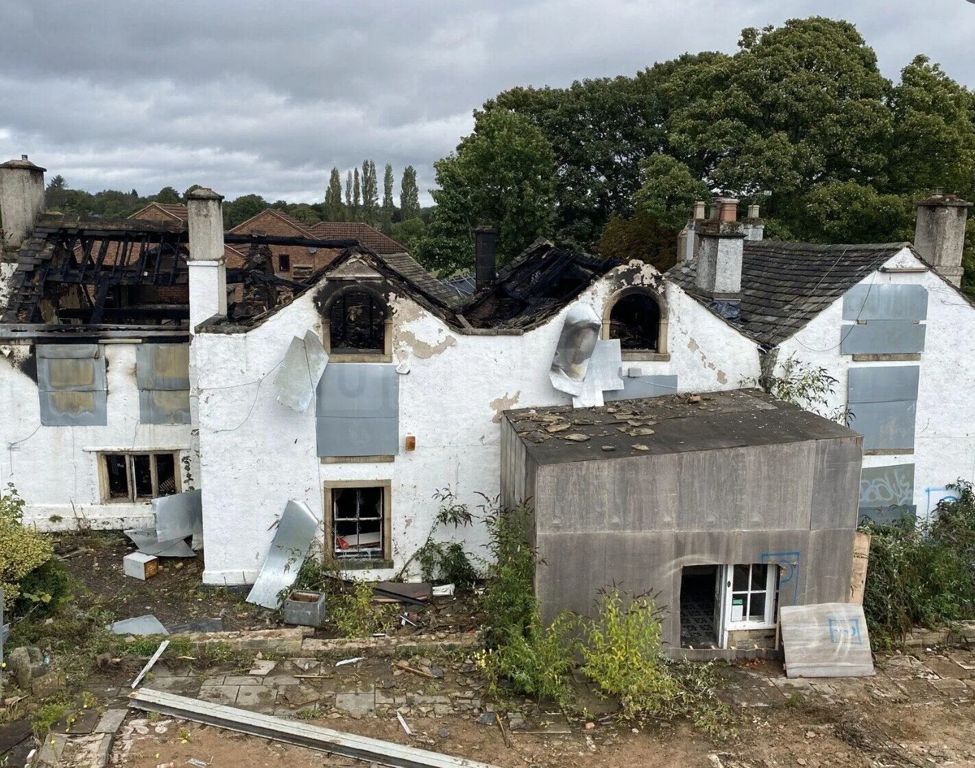 Massive Chesterfield Blaze Destroys Disused Building – Cause Still Unclear