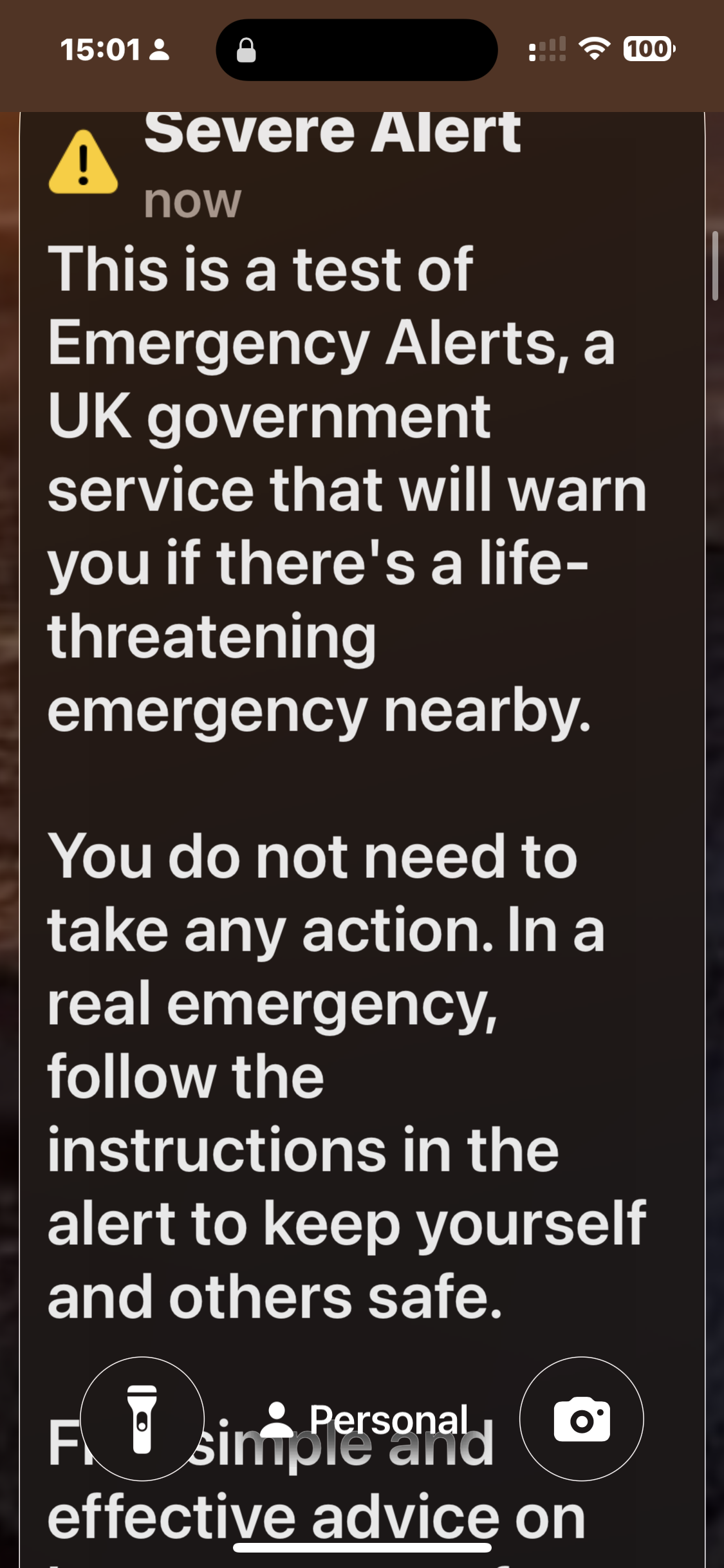 Emergency Alert Test Causes Panic Across the UK