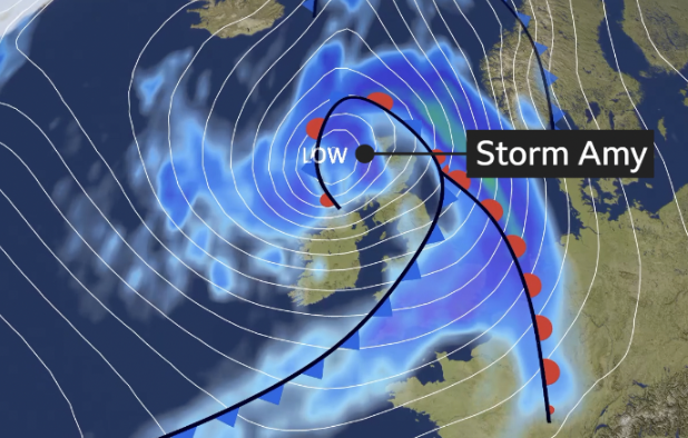 Storm Amy Set to Wreak Havoc Across Northern UK