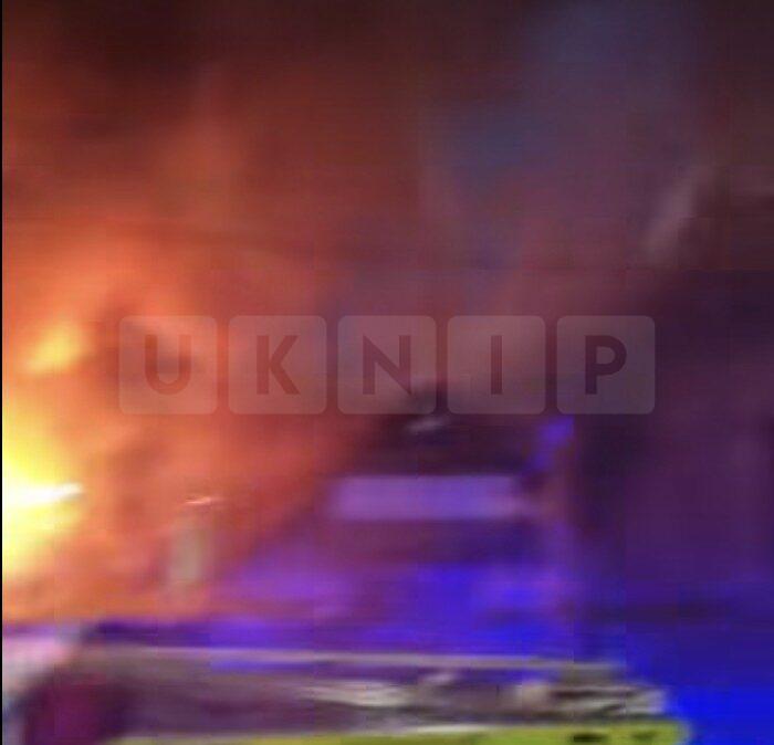 Ilford Hindu community centre badly damaged in blaze  six fire engines sent, roads closed