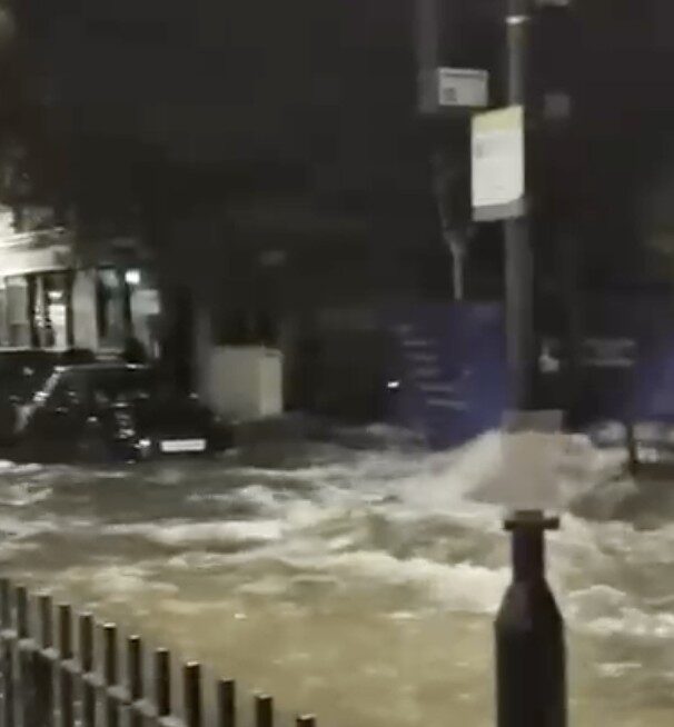 Chaos in Marylebone as Burst Water Main Floods Basements