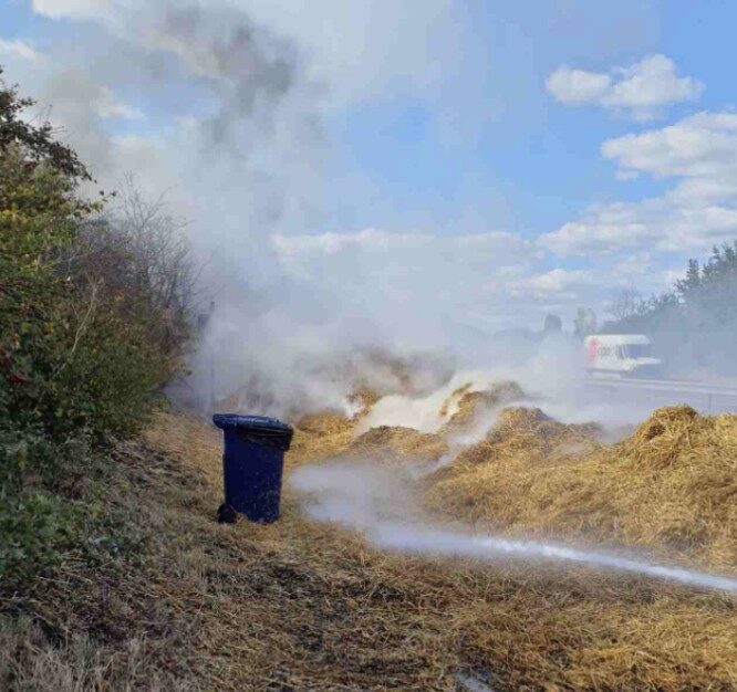 Massive Chaos on A14 After Lorry Hay Bale Blaze Sparks Full Closure