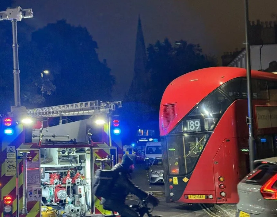 Major Crash as Bus Plows into House Garden on Abbey Road
