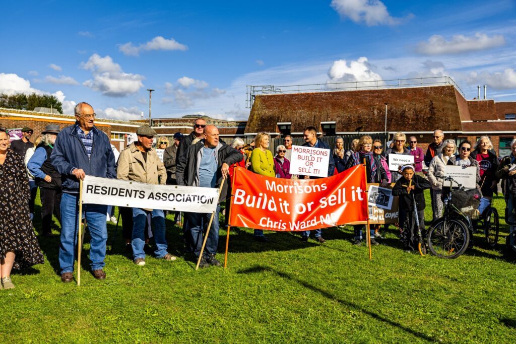 Peacehaven Residents Protest Over Morrisons Supermarket Delay