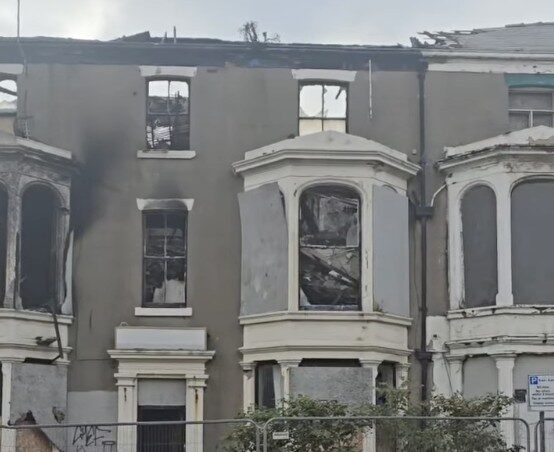 Massive Blaze Tears Through Derelict Blackpool Hotel