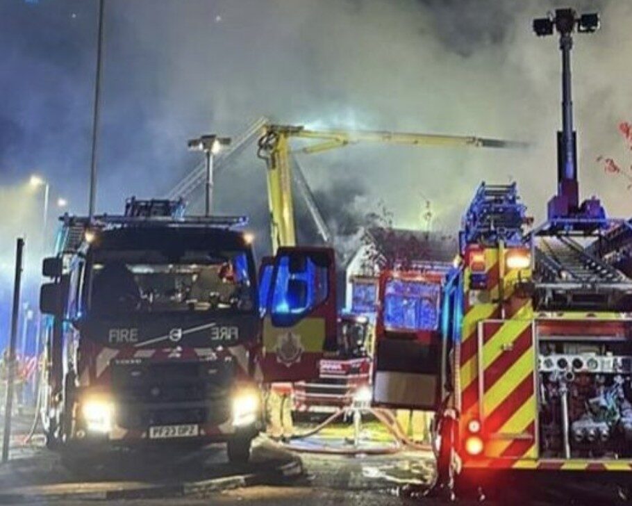 Inferno Rips Through Fleetwood Road North
