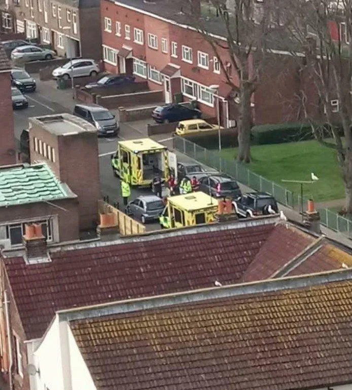 Serious Bike Crash Shuts Sultan Road Portsmouth – Man Airlifted to Hospital