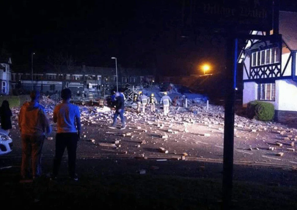 Massive Gas Explosion Levels Dance Studio and Shops in New Ferry, Birkenhead – No Injuries Reported
