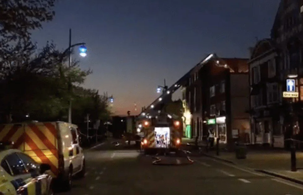 Blaze Engulfs Flat Above Portsmouth Chip Shop – One Hospitalised, Roads Closed