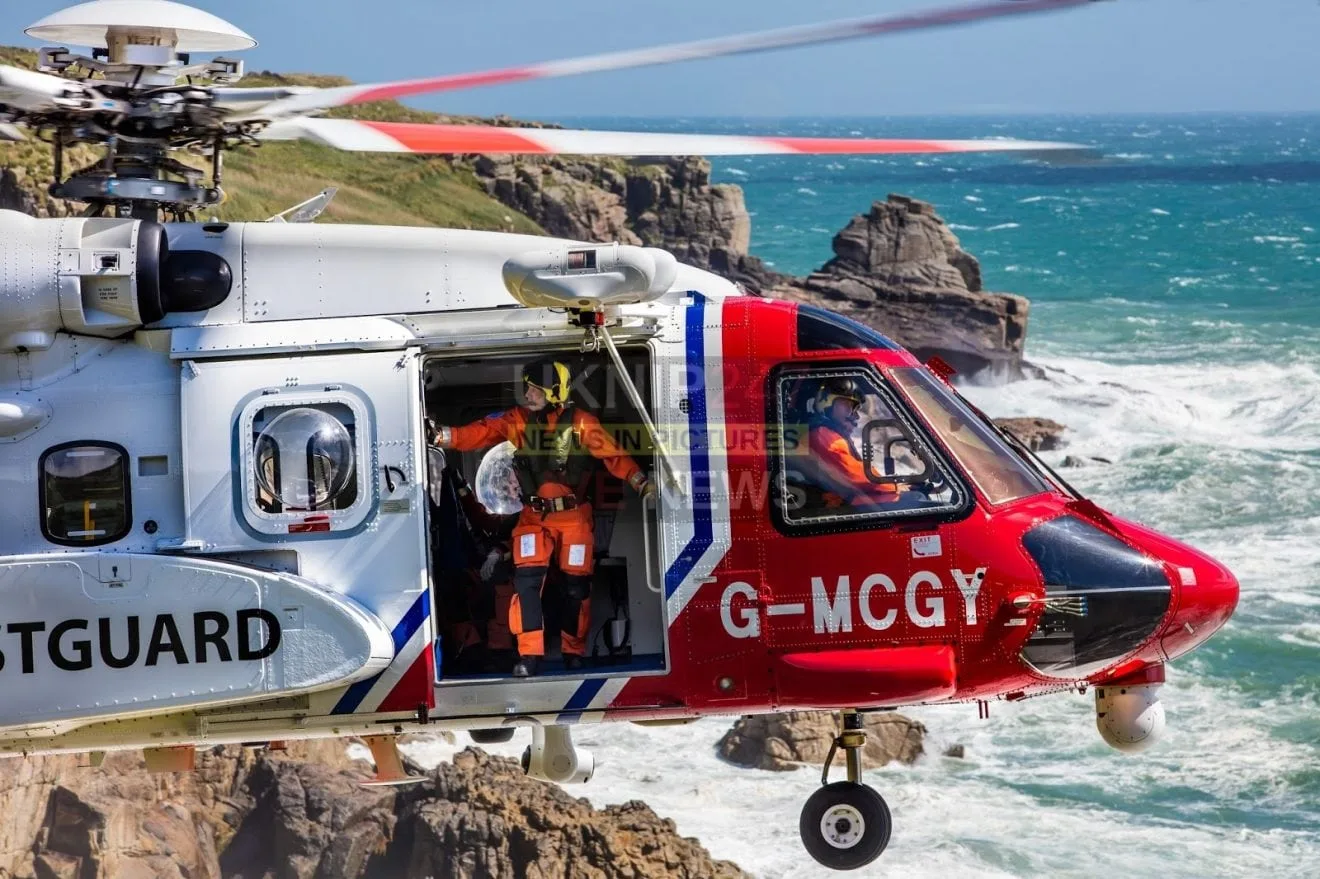 Cornwall Dredger Explosion: Two Injured Crew Airlifted in Dramatic Coastguard Rescue