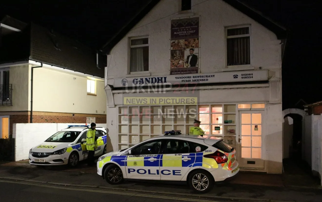Murder Probe Launched After Man Dies at Gandhi Restaurant on Hayling Island – Three Arrested