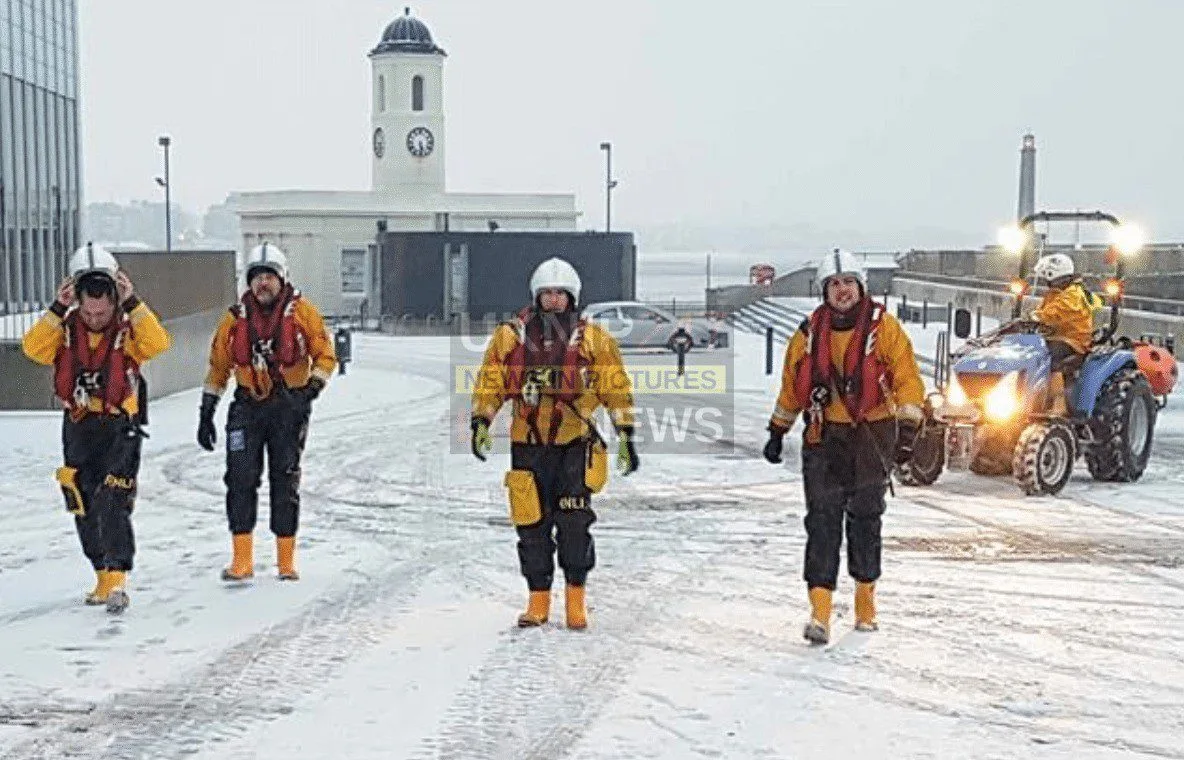 Storm Seas Trigger Margate Lifeboat Rescue as Extreme Sports Enthusiast Spotted in Icy Waters