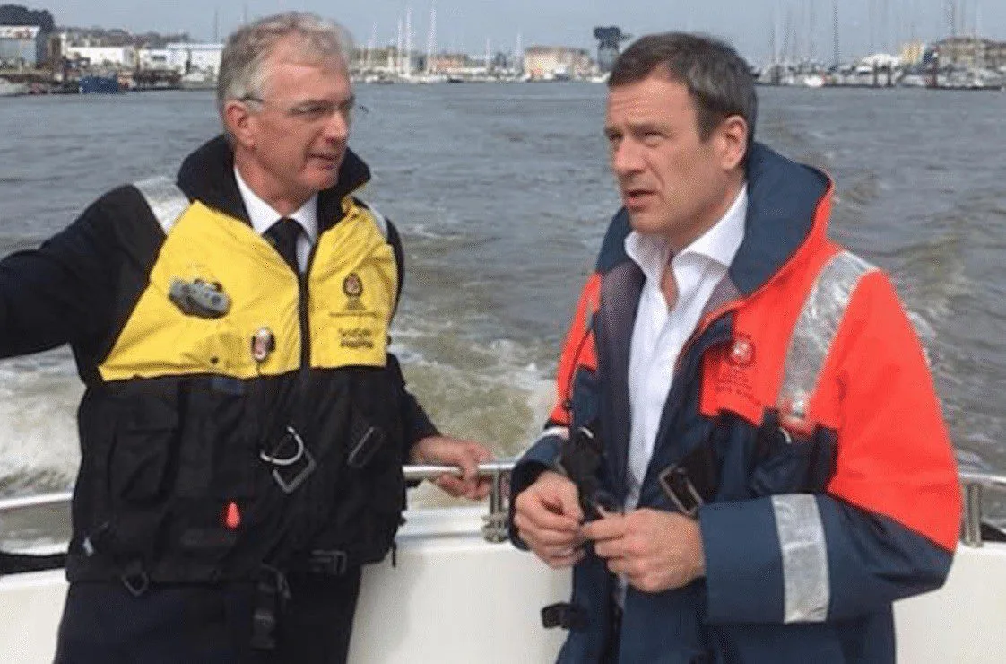 MP Bob Seely Tours Cowes Harbour, Warns 150 Shipbuilding Jobs at Risk Without Secure Island Facility