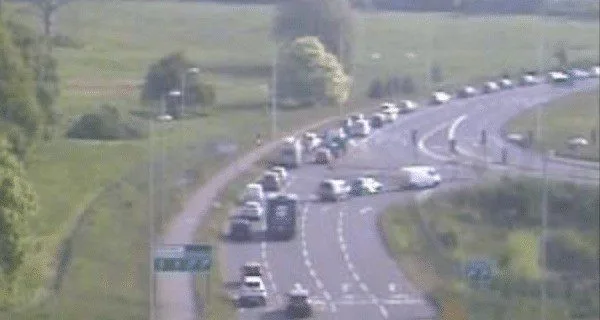 A30 in Devon Shut for Hours After Van Overturns, Two Trapped in Serious Crash