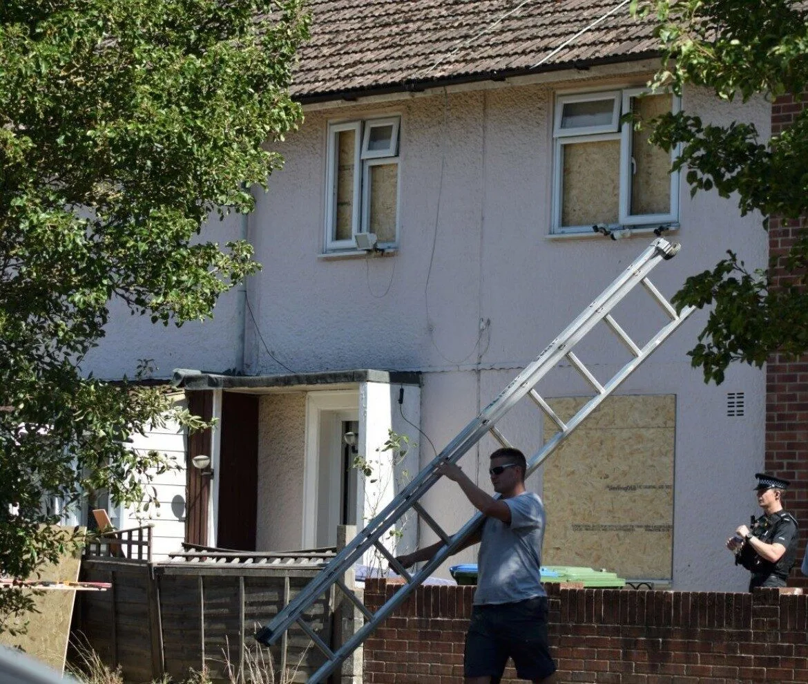Police board up home of suspected killer due to worries of reprisal attacks in Southampton
