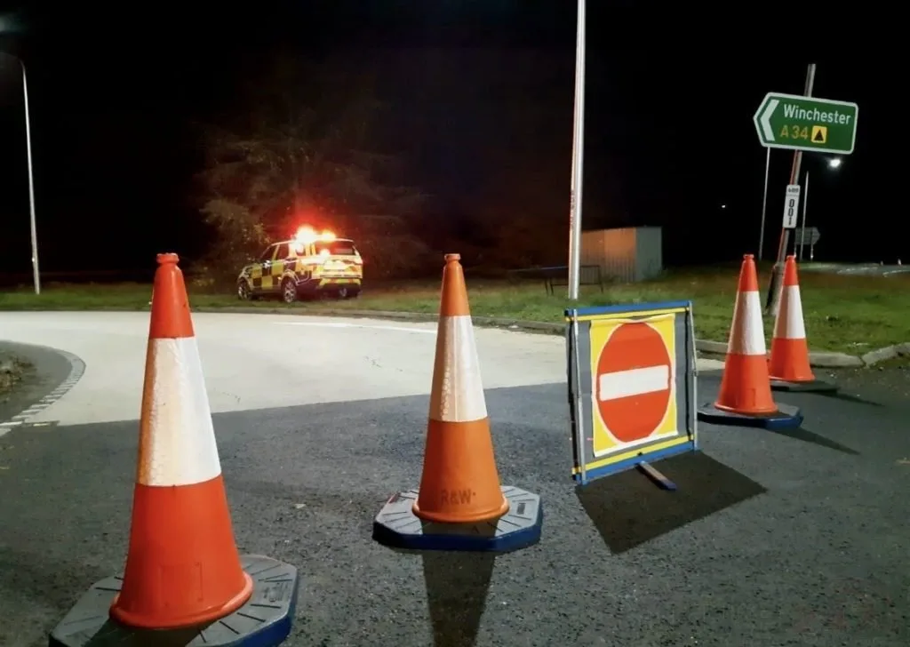 Two vehicle life changing collision closed the A21