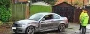 Hit-and-Run BMW Found Abandoned in Hampshire Alley as Police Hunt Driver