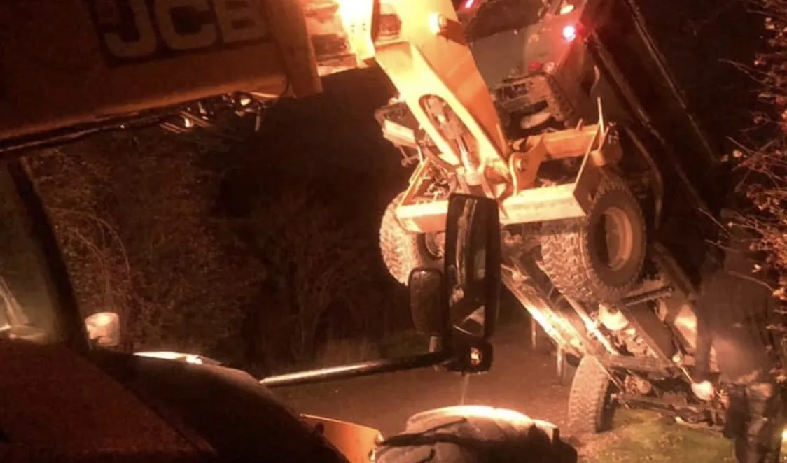 Rampage at Dusk: Shooting Party Attacks Protected Birds and Hunt Saboteurs with Spiked JCB in Shocking Violence