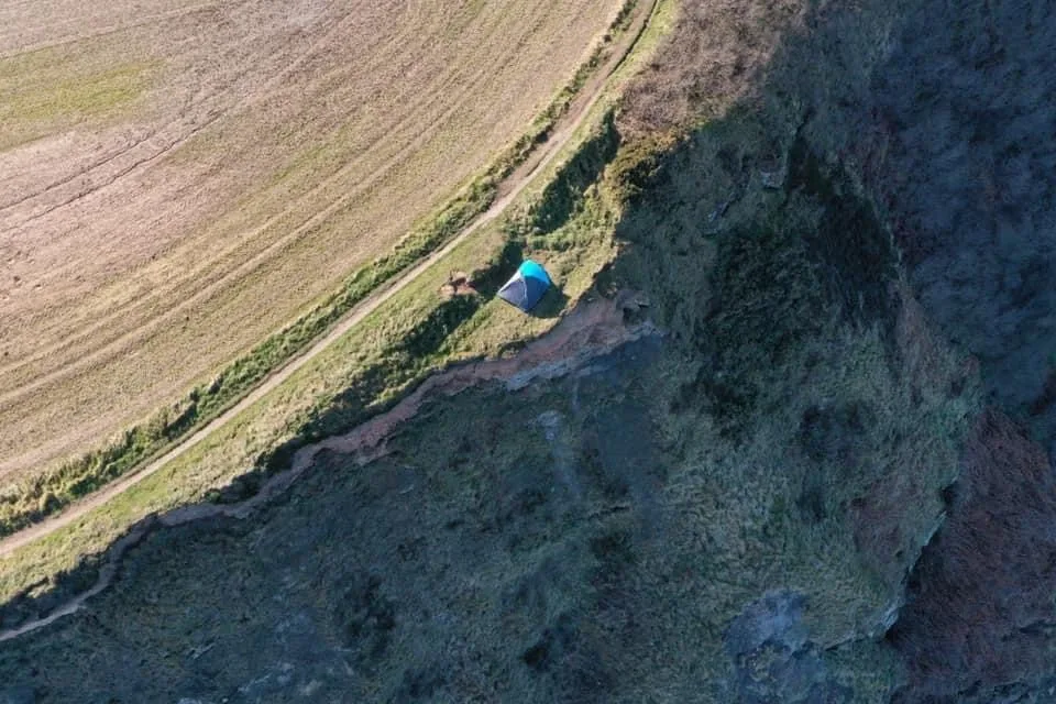 Family Camped Dangerously Close to 280ft Cliff Edge in North Yorkshire, Coastguard Issues Urgent Safety Warning