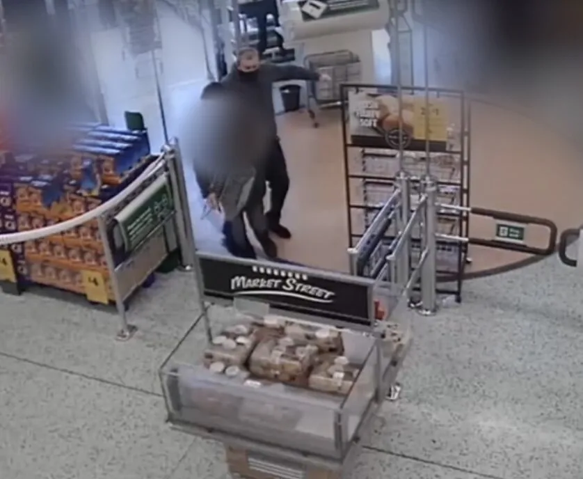 Shocking Morrisons Assault: Elderly Man Kicked to Ground in Eastwood – Police Seek Masked Attacker