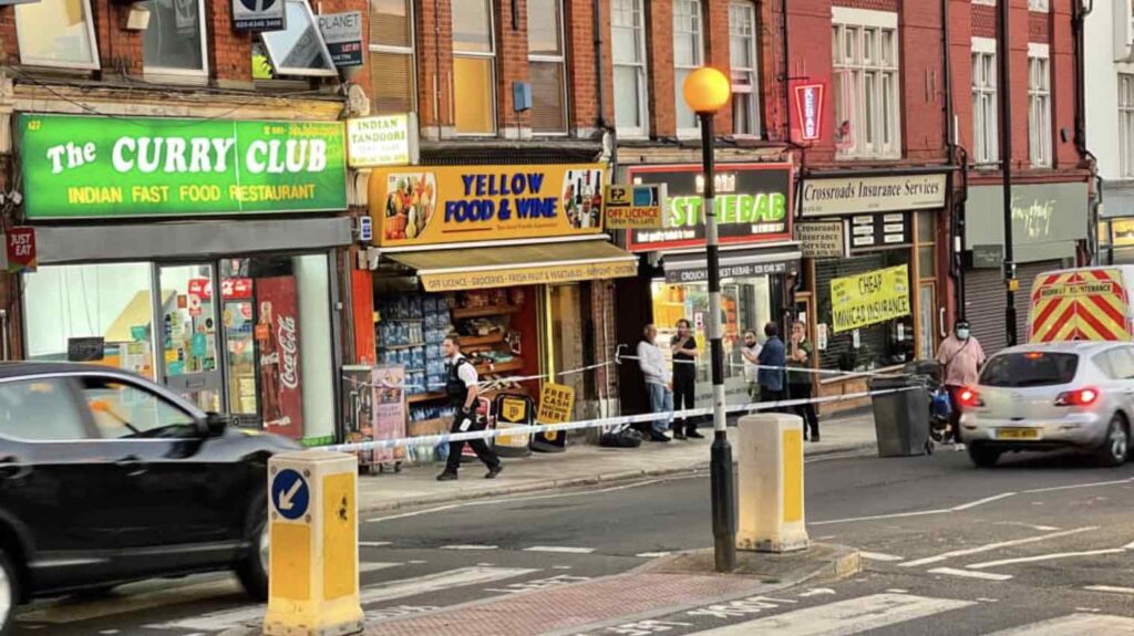 Officers and London Ambulance Service attended and found a man suffering a stab injury in Crouch End