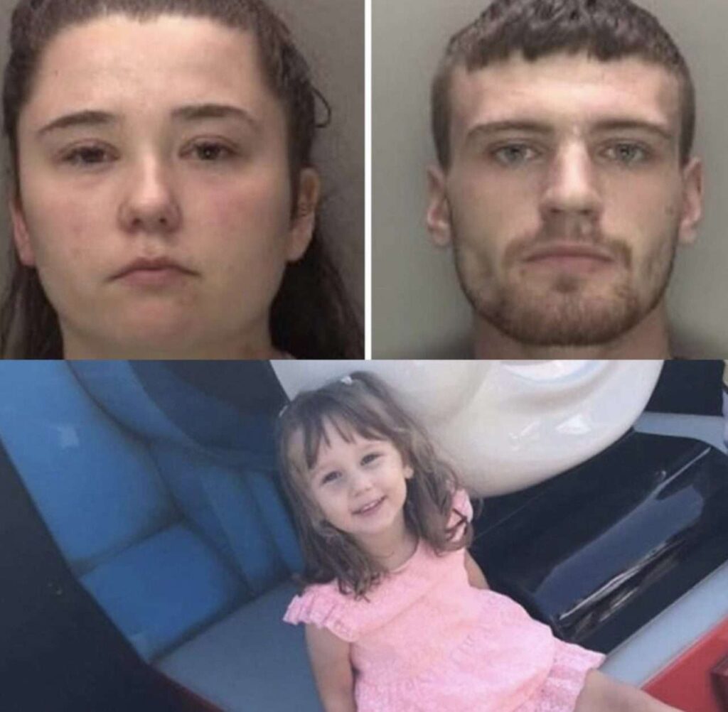 A mother has been convicted alongside her then boyfriend of killing her three-year-old daughter, days after threatening to do so in a tex…