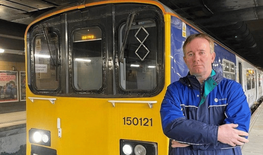 During a train incident on 4 February in Clifton, Greater Manchester, a brick was thrown at the window of Ian Birch’s cab, leaving him wi…