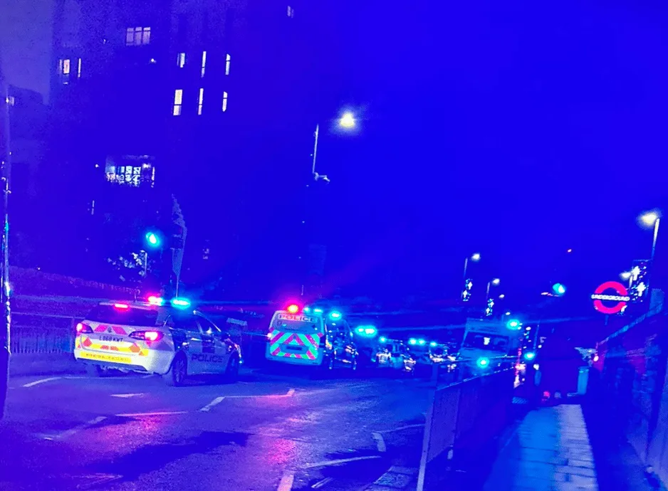 Armed Police Swarm Colindale After Late-Night Shooting Near Tube – Road Shutdown Sparks Traffic Chaos