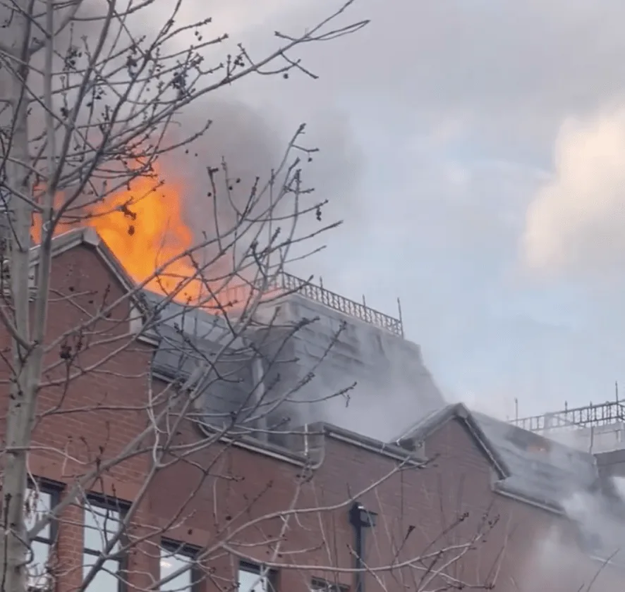 Forest Gate Police Station Blaze on Romford Road Sparks Massive Firefighter Response and Road Closures