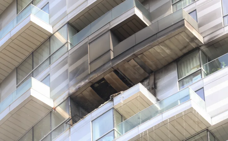 Two High-Rise Fires Blaze in East London as 55 Firefighters Battle Flames on Isle of Dogs and Blackwall
